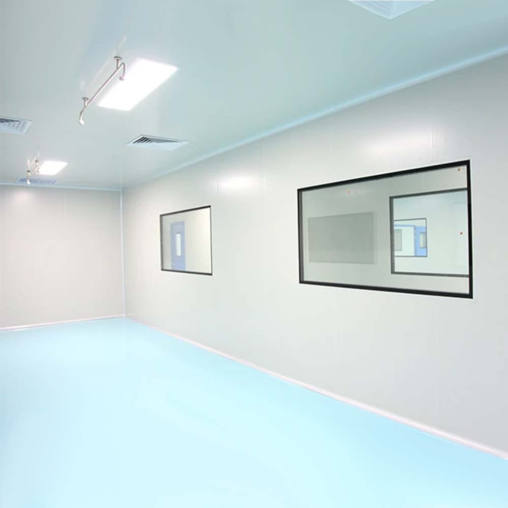 Industry Class 10000 Workshop Design Customized Iso 7 Prefab Wool Modular Panels Fireproof Wall Iso 8 Sterile Dust Free Room