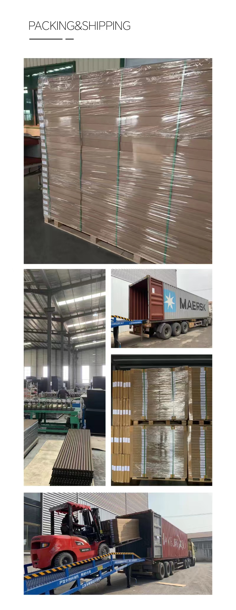 Packaging Process Wood Panels
