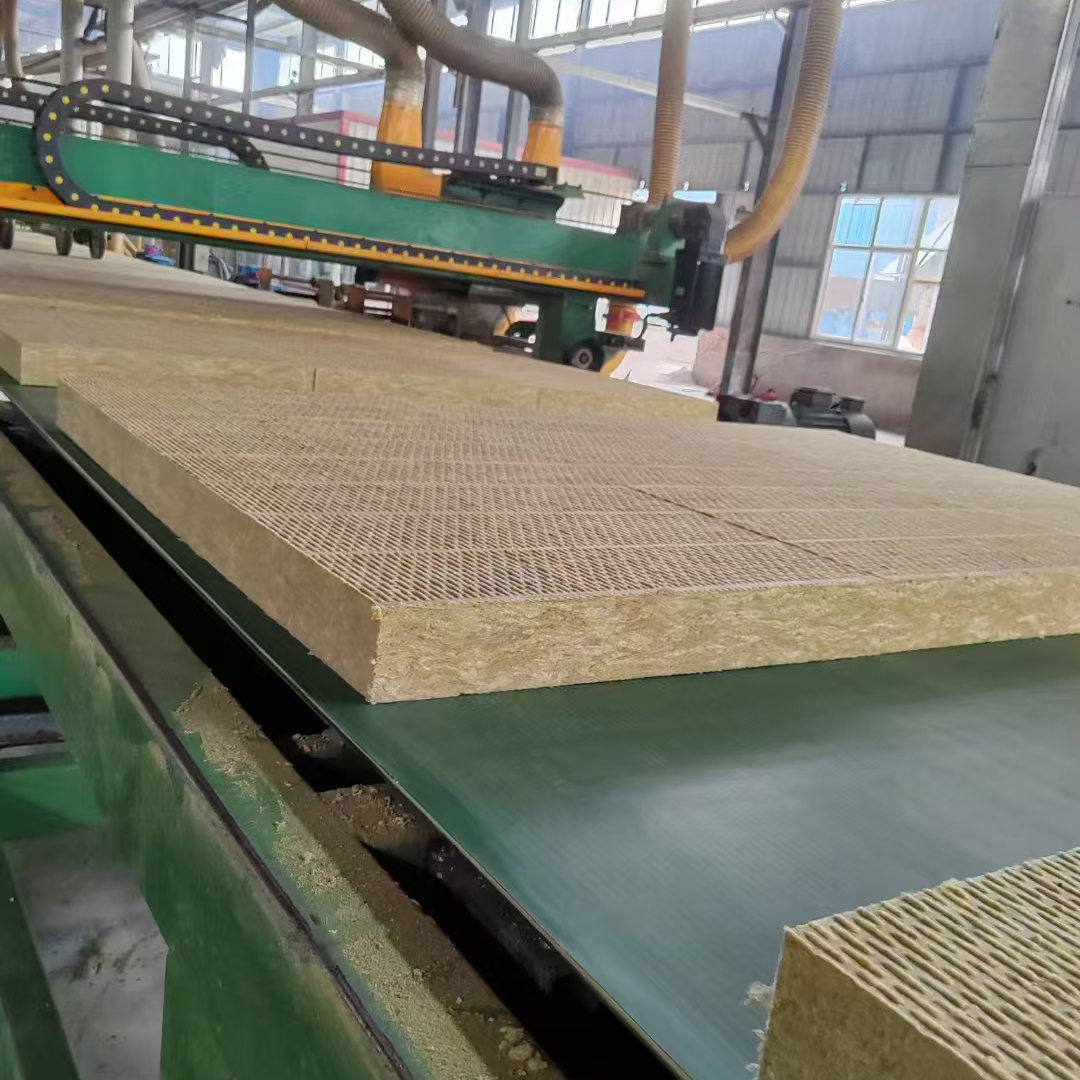 Cross-border Supply Non Combustible Rock Wool Board Insulation Panel Board Moisture Proof Rock Wool Panel for Roof Insulation