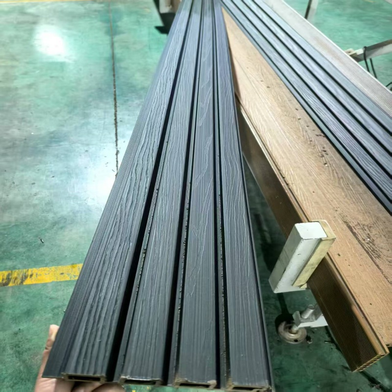 The Second Generation Wpc Wall Panel External Cladding Outdoor Wood Plastic Composite Panels Wood Grain Surface WPC Wall Board