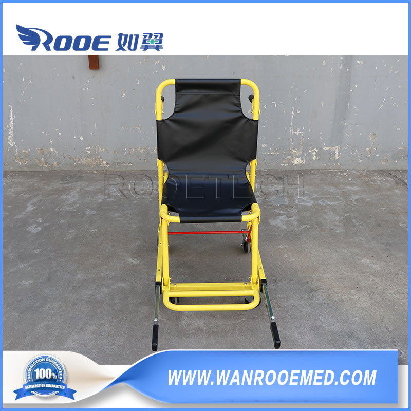 Simple Rescue Manual Evacuation Stair Stretcher Chair with Folding Storage