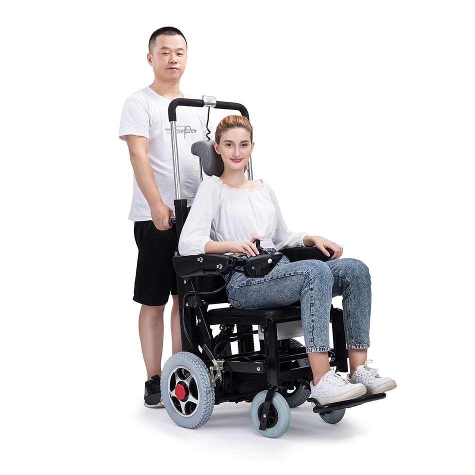 Ksm-302 Handicapped Electric Power Climbing Wheelchair Climb Stair Chair Stretcher for The Disabled