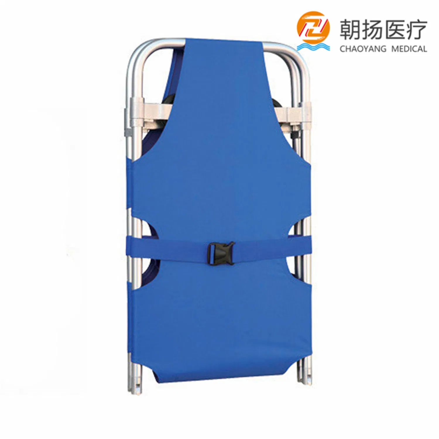 Back Adjustable Patient Emergency Folding Stretcher for Ambulance