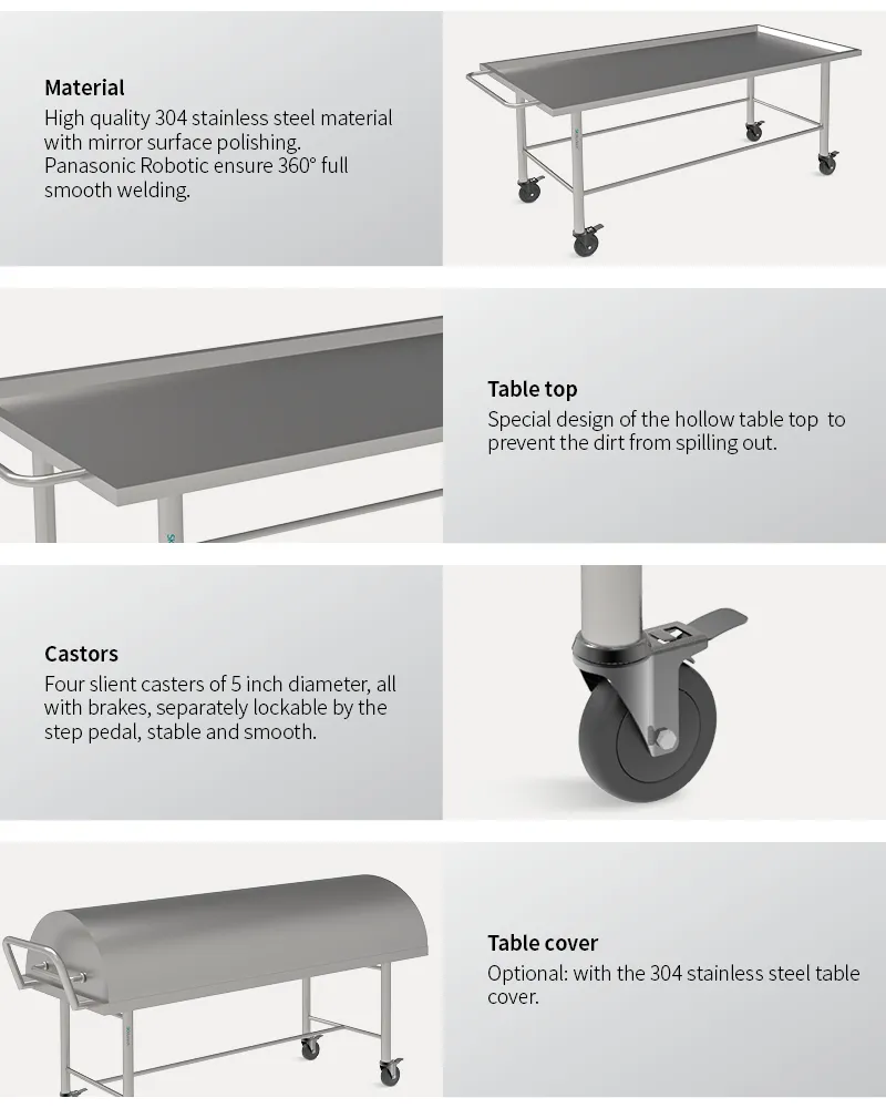 Mortuary Transportation Trolley Detail 2