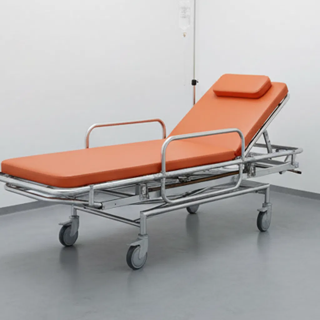 Durable Non-Magnetic MRI Stretcher for Hospitals, Lightweight and Easy to Handle for Staff