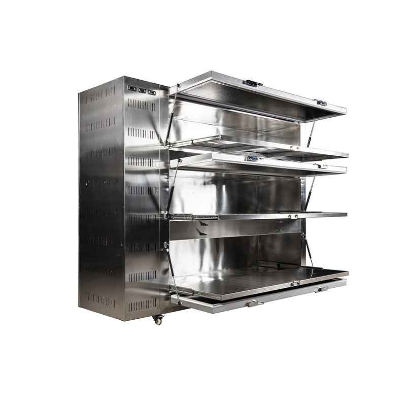 Chinese Mortuary Equipment Supplier Freezer Lift Rack Trolley Morgue Factory