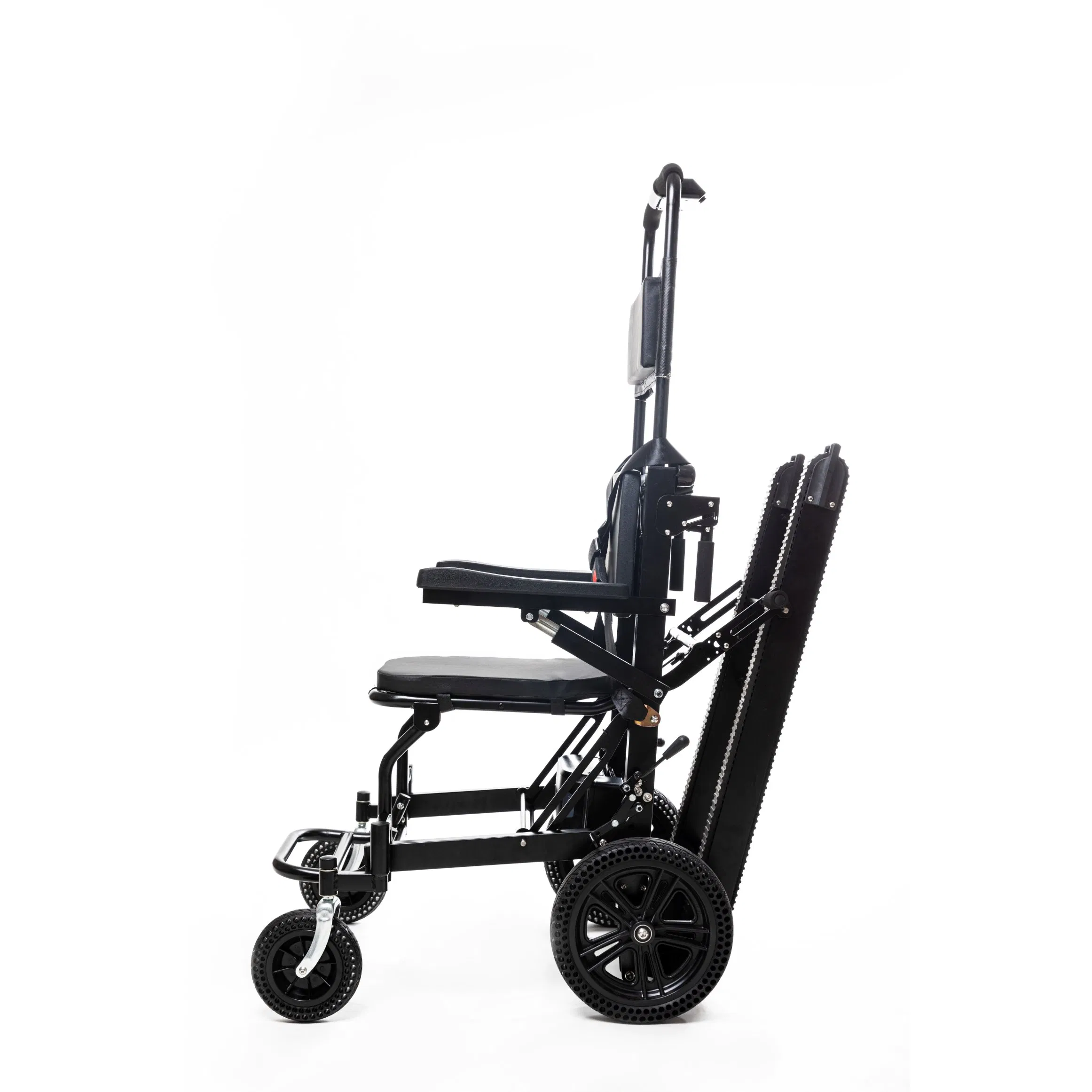 Aluminum Alloy Electric Stair Stretcher Luxurious Big Wheels Floding Stair Stretcher Climbing Chair