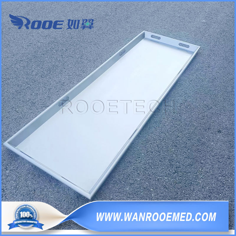304 Stainless Steel 1.2mm Thickness Funeral Body Morgue Corpse Tray for Racking