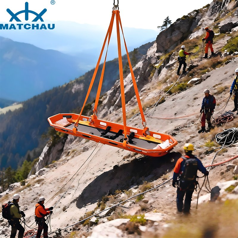 Premium Helicopter Rescue Basket Stretcher High Strength Emergency Rescue Lifting Basket