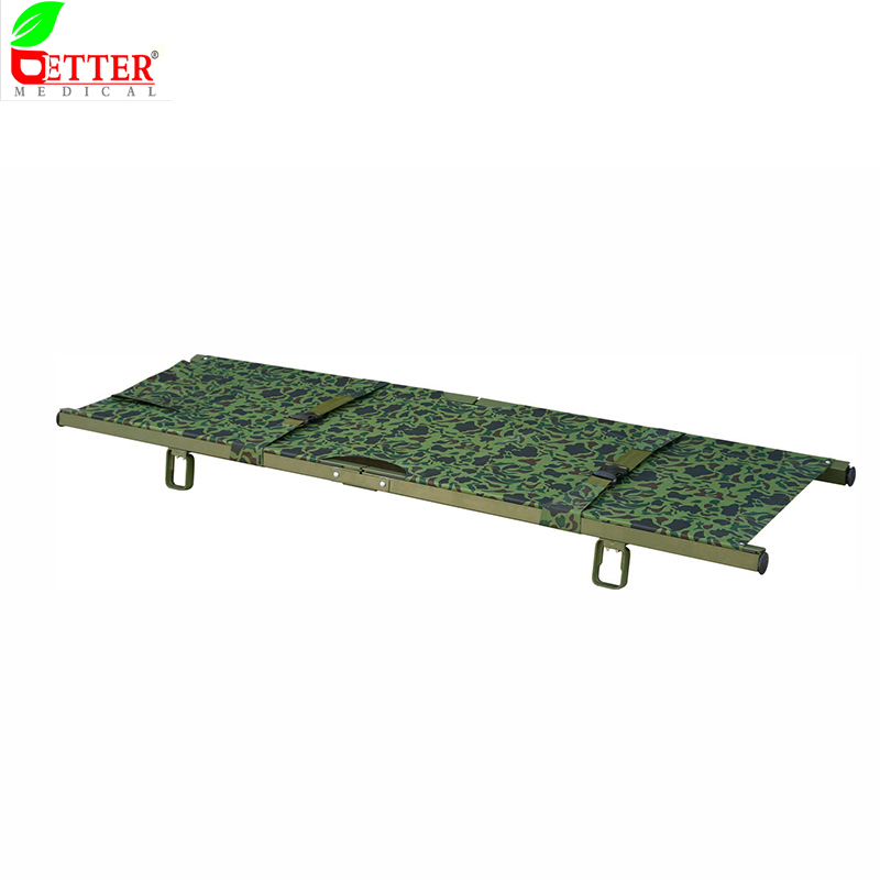 Hospital Furniture Aluminum Folding Portable Stretcher with Bag