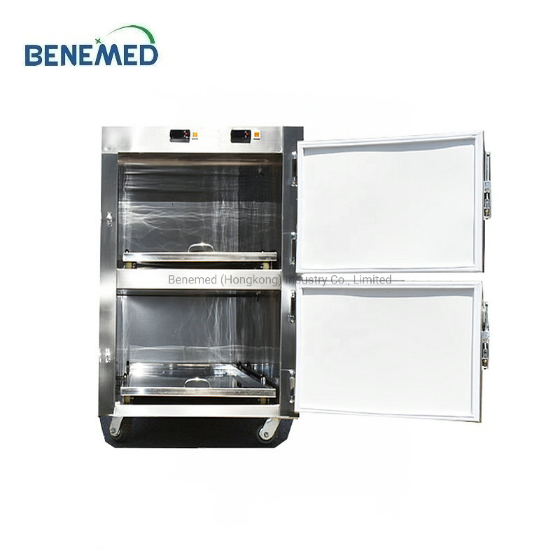 2 Chambers Corpse Freezer Morgue Freezer Dead Body Refrigerator Price