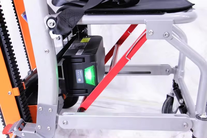 Electric Stair Climbing Wheelchair Lift Aluminium Alloy Emergency Evacuation Stair Chair Climbing Wheelchair Stretcher