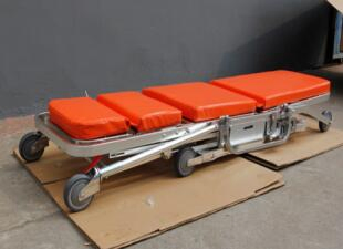 New Manual Hospital Medical Aluminum Alloy Folding Ambulance Transport Stretcher