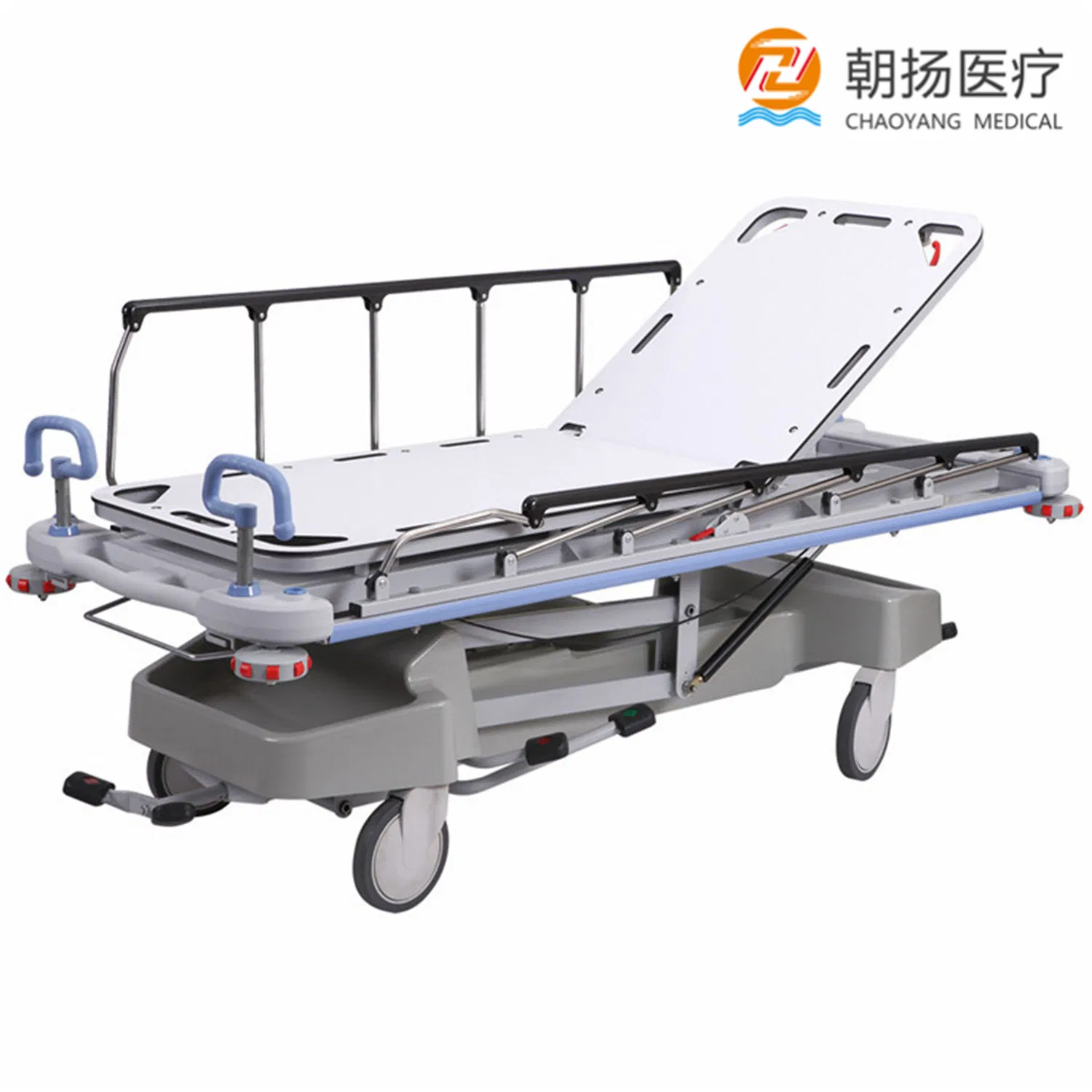 Medical Furniture 2-Section Rescue Hydraulic Patient Transport Stretcher Cy-F622A