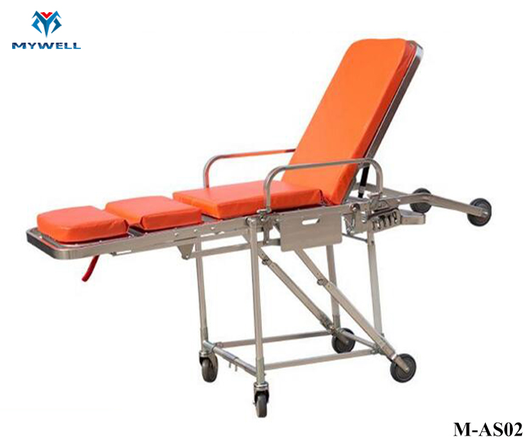 M-As02 Hospital Patient Transport Ferno Hydraulic Ambulance Stretcher Positions