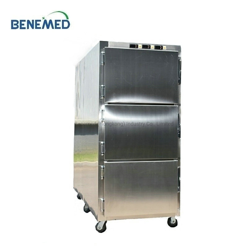 Corpse Refrigerator with Alarm Function Cadaver Storage Morgue Cabinet