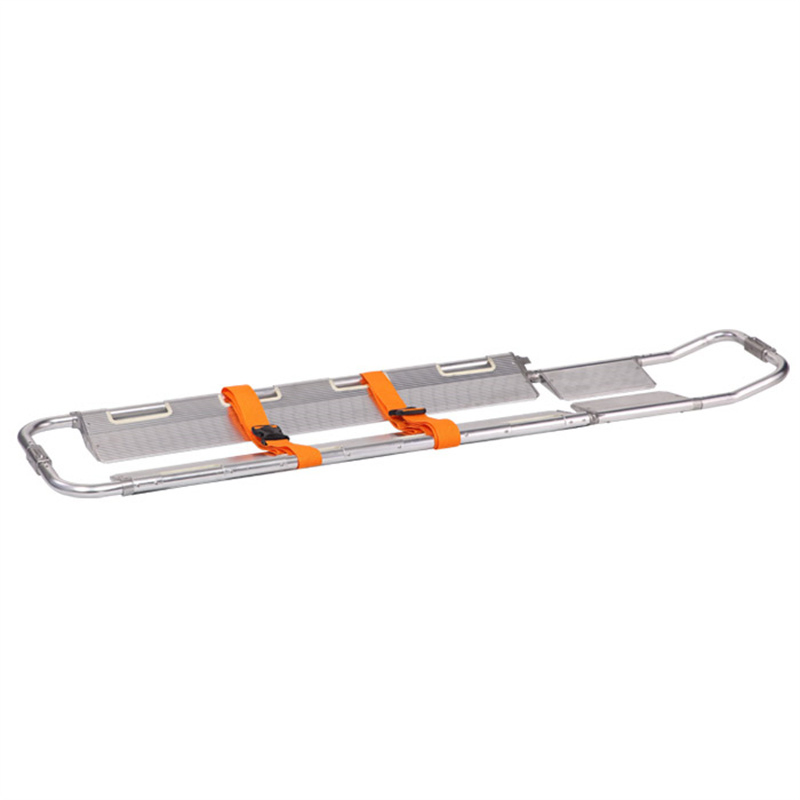 Factory Wholesale Ambulance Patient Transfer Stretcher Professional Scoop Stretcher MRI Compatible Non-Magnetic Stretcher for 3.0t Mr Equipment