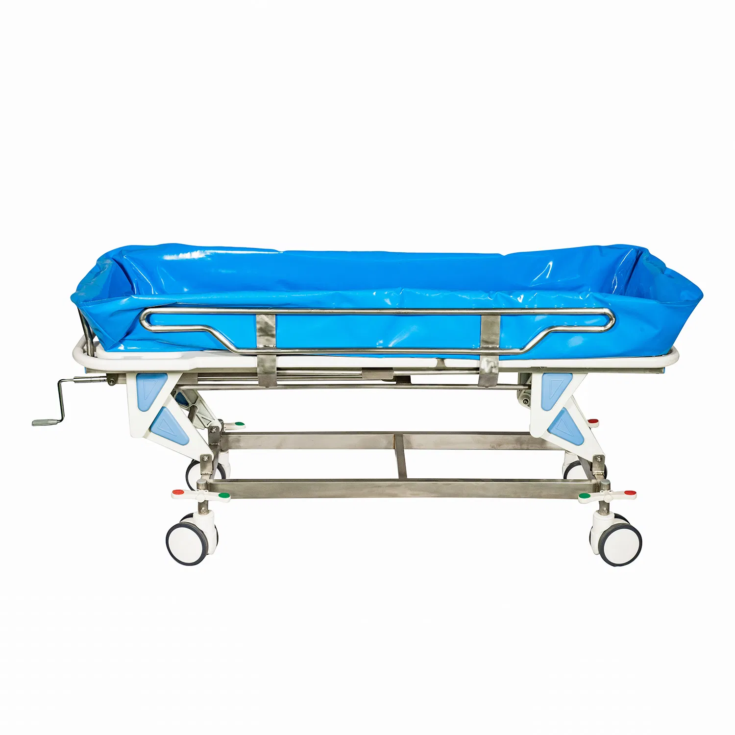 Practical Factory Directly Manufacturing Stainless Steel Height Adjustable Manual Shower Trolley