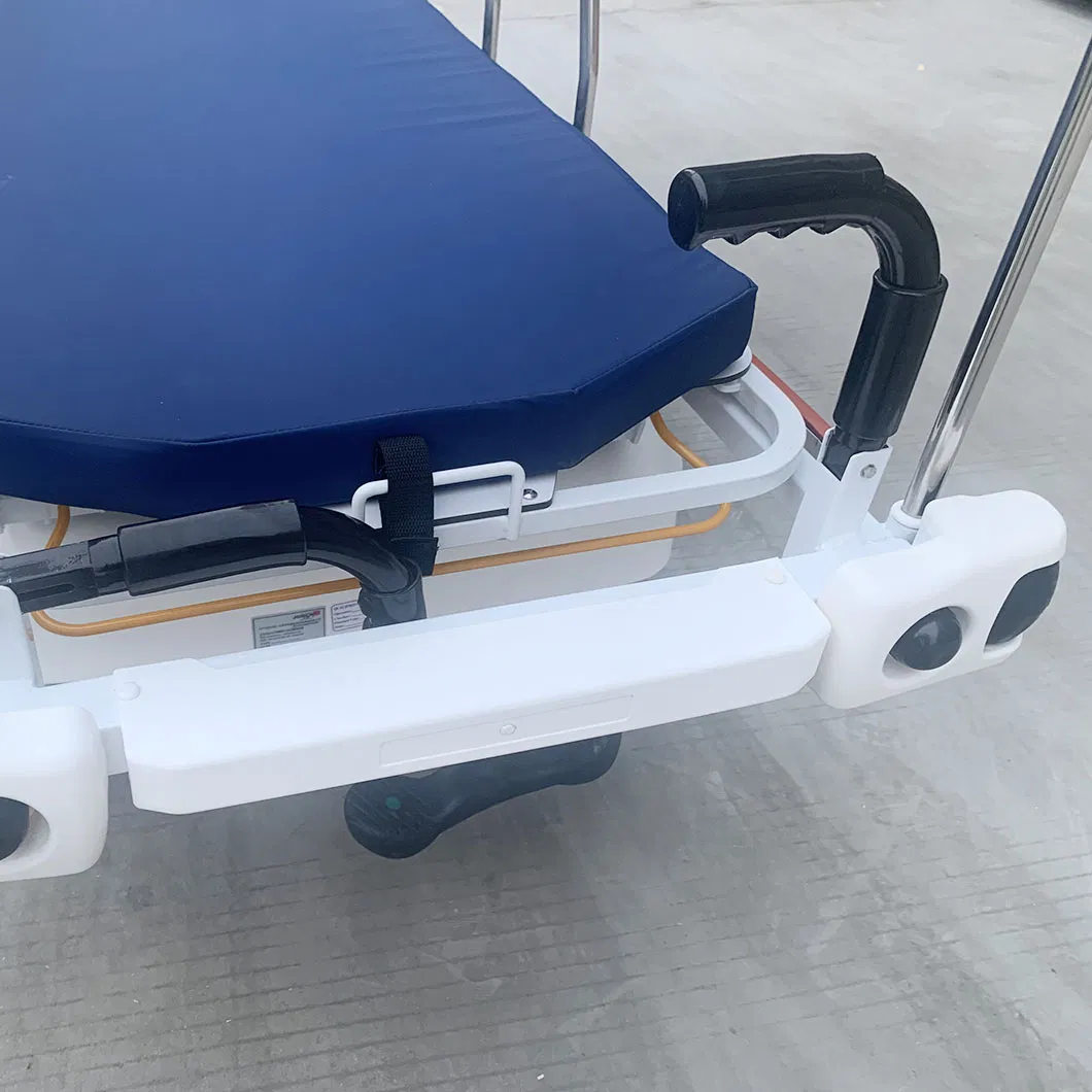 High Quality Hospital ICU Ambulance Cart Trolley Emergency Stretcher
