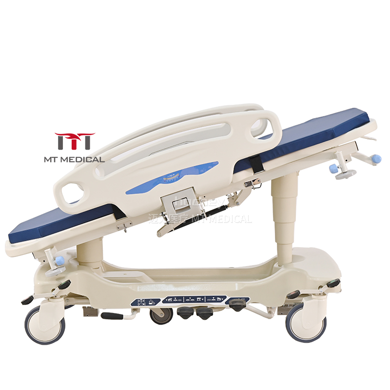 Luxury Medical Hydraulic Lifting Stretcher Hospital Hydraulic Patient Transport Stretcher