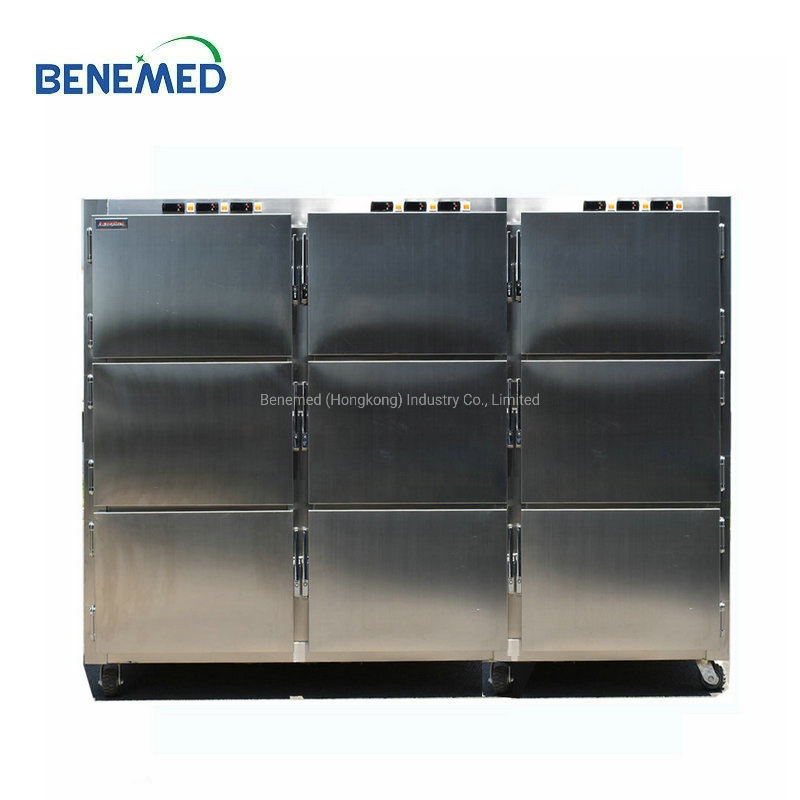 9 Chambers Corpse Freezer Morgue Freezer Dead Body Refrigerator Price