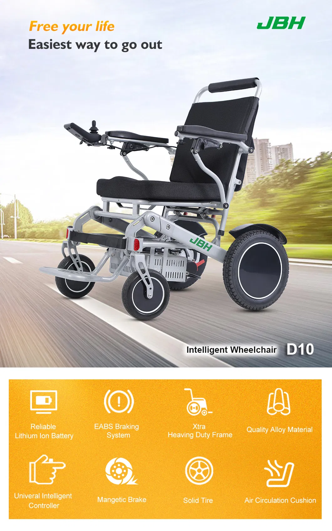 Electric Wheelchair View 1