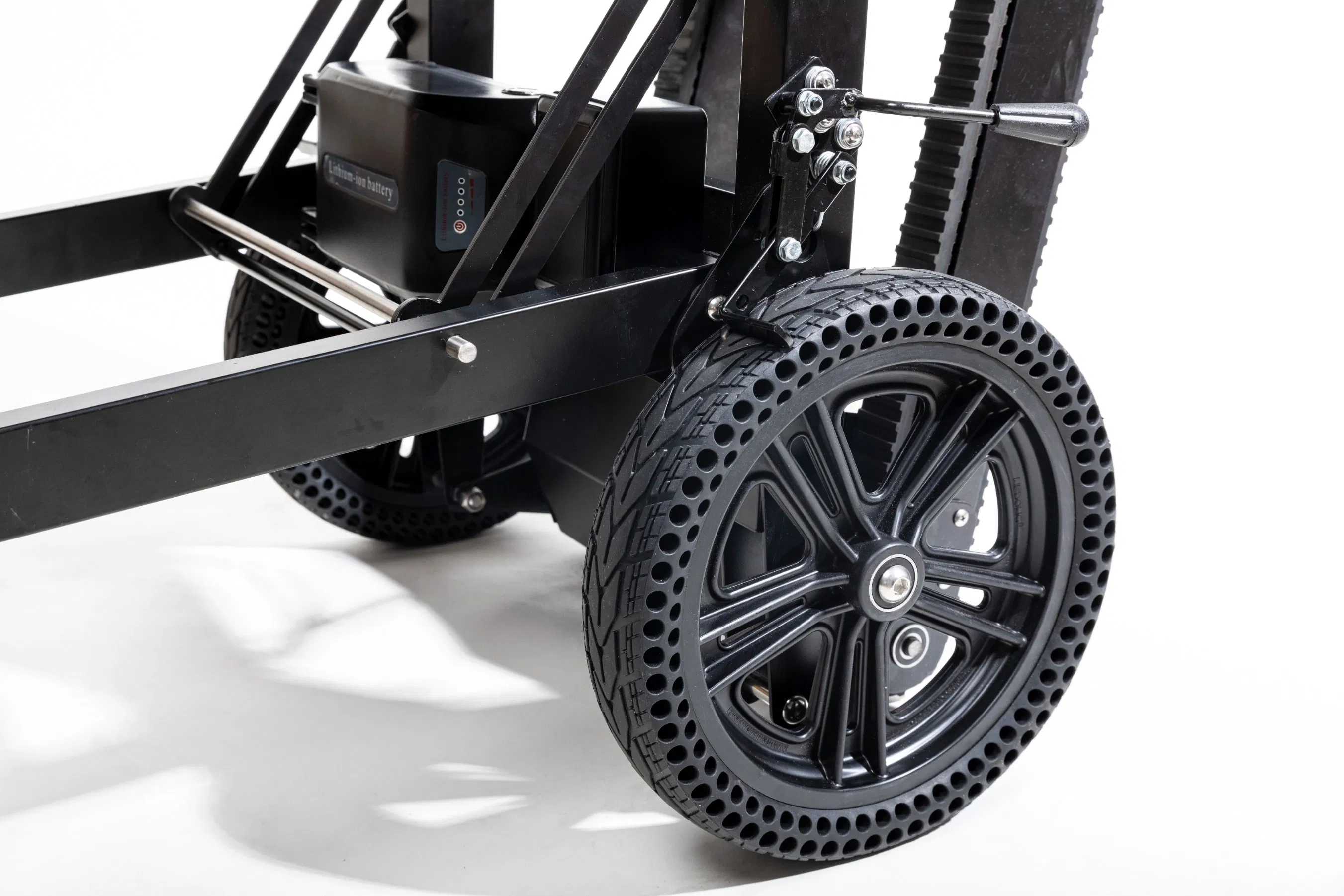 Aluminum Alloy Electric Stair Stretcher Luxurious Big Wheels Floding Stair Stretcher Climbing Chair