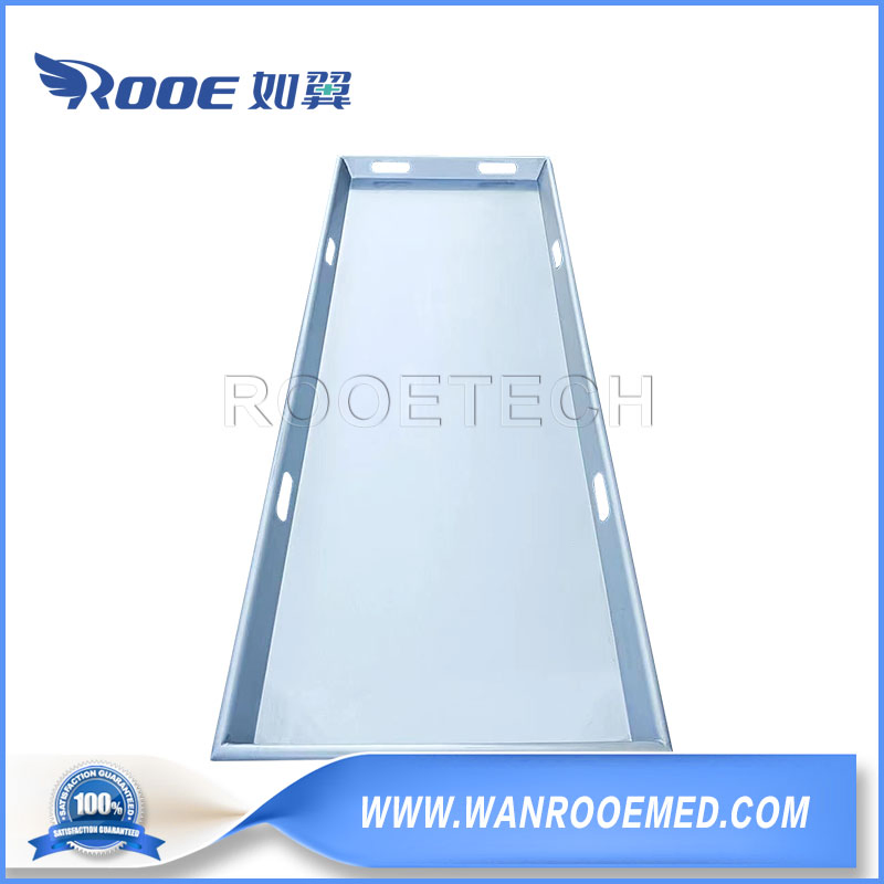 304 Stainless Steel 1.2mm Thickness Funeral Body Morgue Corpse Tray for Racking