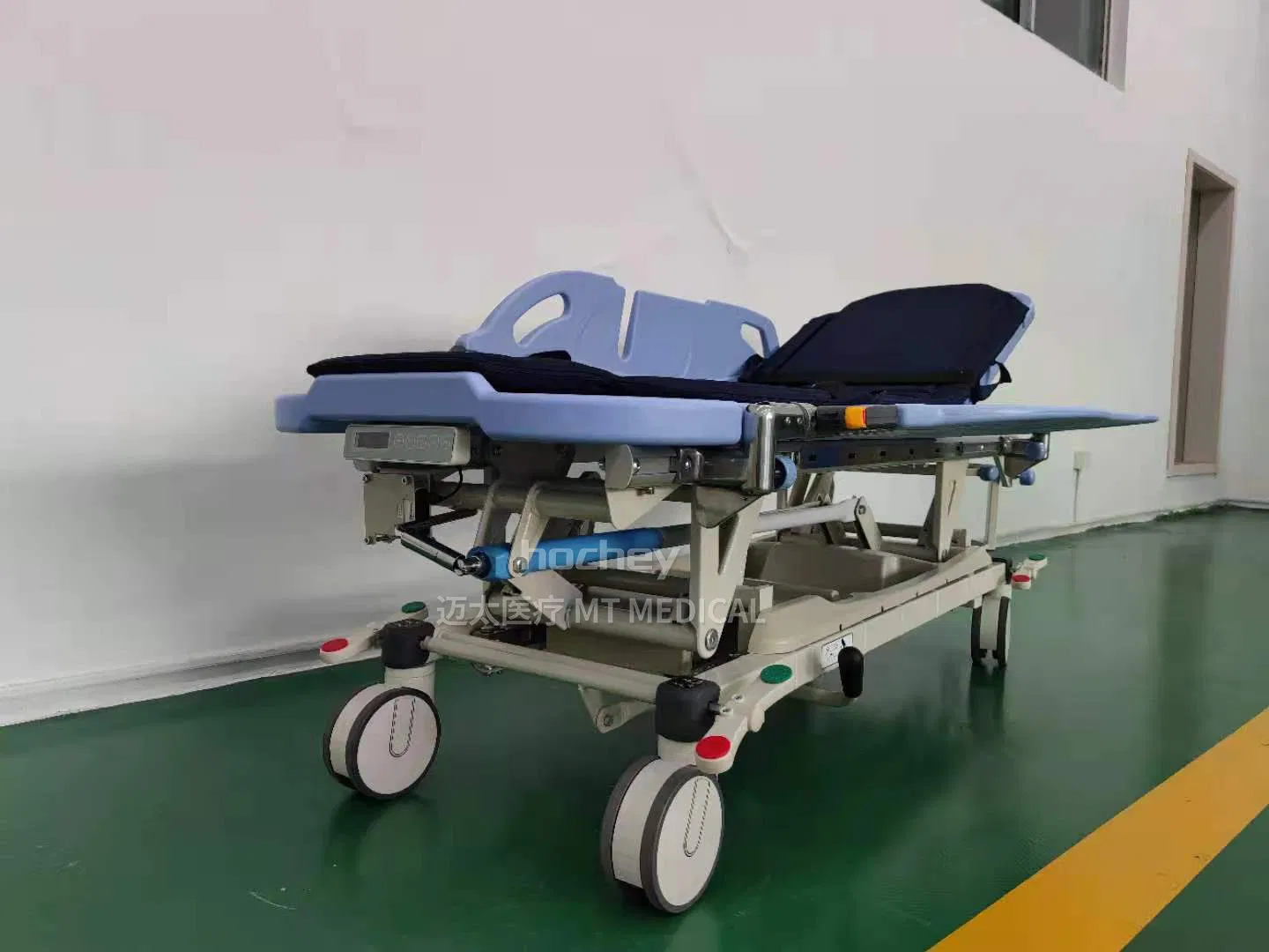 Hospital Multi-Function Hydraulic Transfer Stretcher Cart Mobile Medical Patient Transport Trolley Bed Emergency Transfer Bed