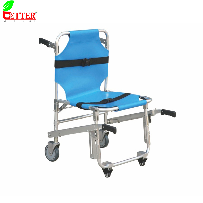 Medical Equipment Folding Stair Chair Stretcher for Patient Transfering