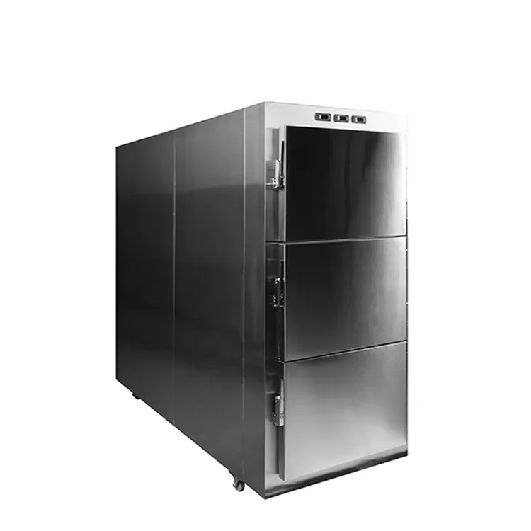 Stainless Steel 3-Body Hospital Mortuary Morgue