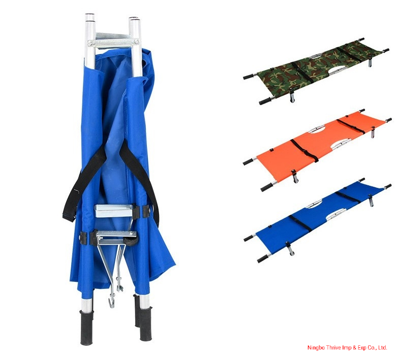 Aluminum Alloy Cheap Folding Stretcher for Emergency Rescue