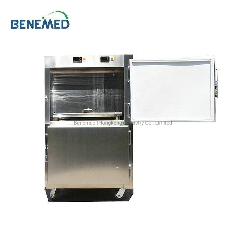 2 Chambers Corpse Freezer Morgue Freezer Dead Body Refrigerator Price