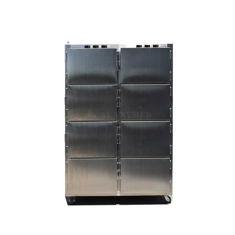 Sy-Stg08 8 Side Open Door Medical Morgue Refrigeratfreezer Mortuary