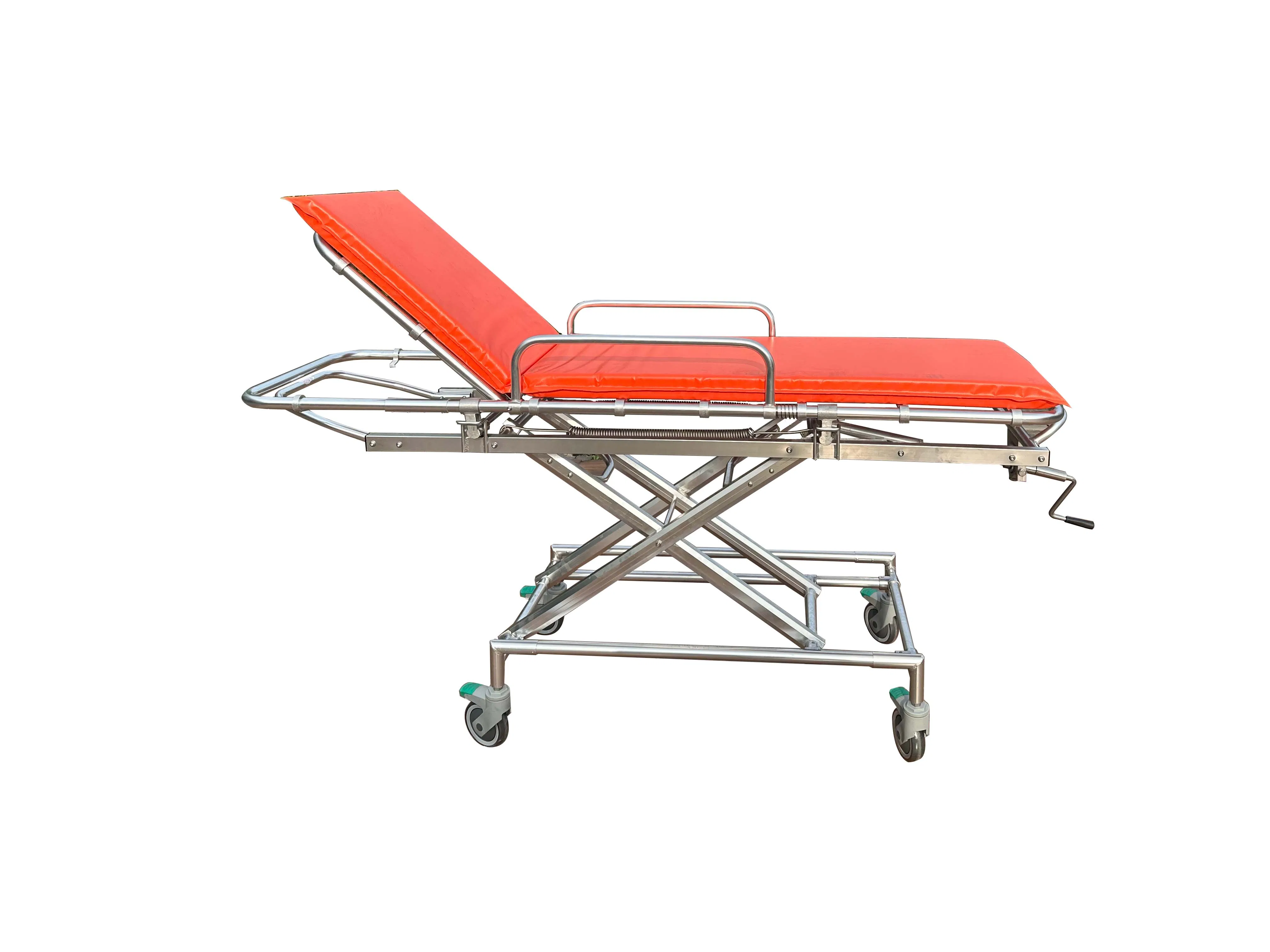 Safe and Easy-to-Use Non-Magnetic Stretcher for MRI Rooms