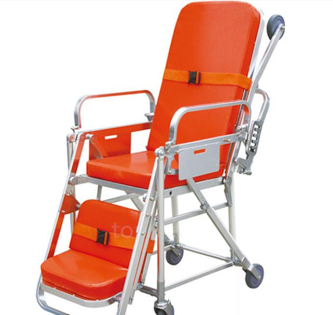 New Manual Hospital Medical Aluminum Alloy Folding Ambulance Transport Stretcher
