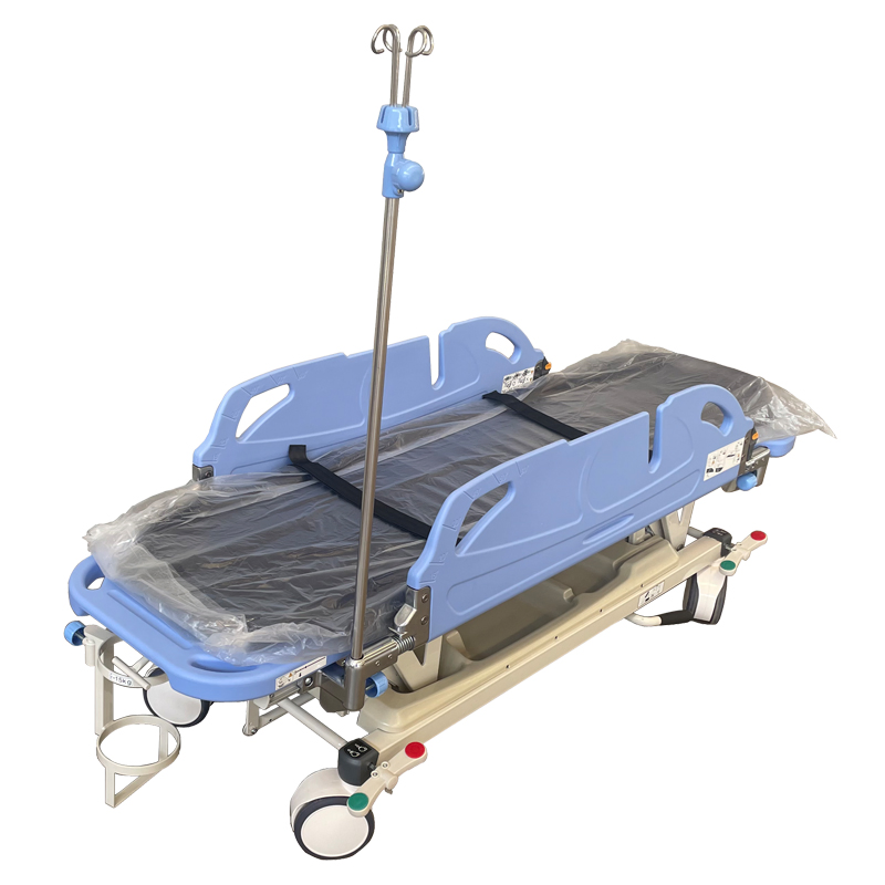 Mobile Ambulance Hospital Hydraulic Patient Transport Clinical Stretcher Trolley