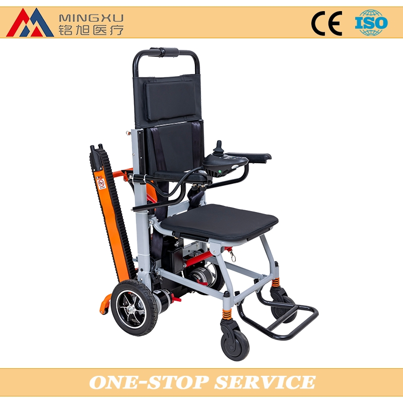Made in China Aluminum Alloy Folding Electric Stair Chair Emergency Stretcher Climb Chairs