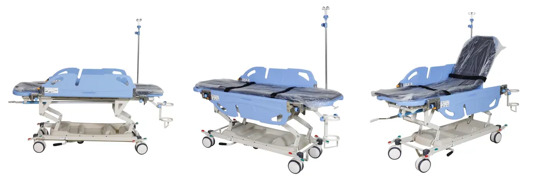 Hydraulic Patient Transport Clinical Stretcher Trolley