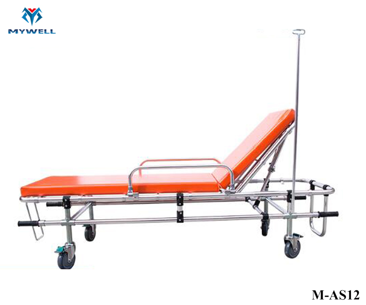 M-As12 New Style Bariatric Ambulance Stretcher Lift Red Leaf