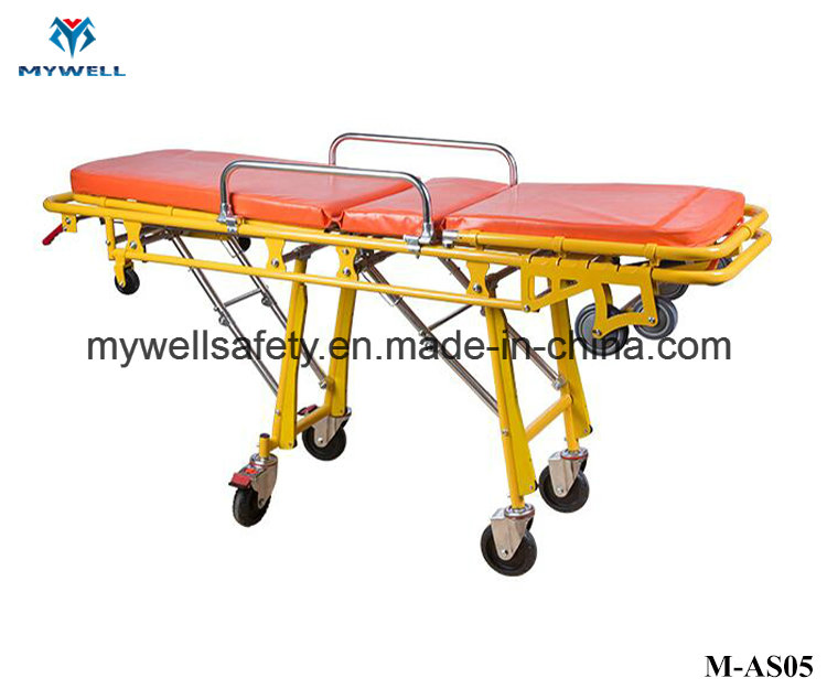 M-As05 Folding Stainless Steel Chair Ambulance Stretcher