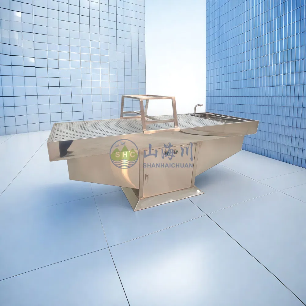 Funeral Equipment Hospital Use Autopsy Morgue Cadaver Dissection Pathology Embalming Table