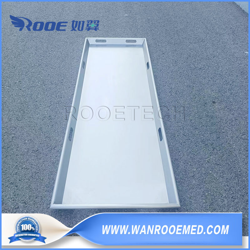 304 Stainless Steel 1.2mm Thickness Funeral Body Morgue Corpse Tray for Racking