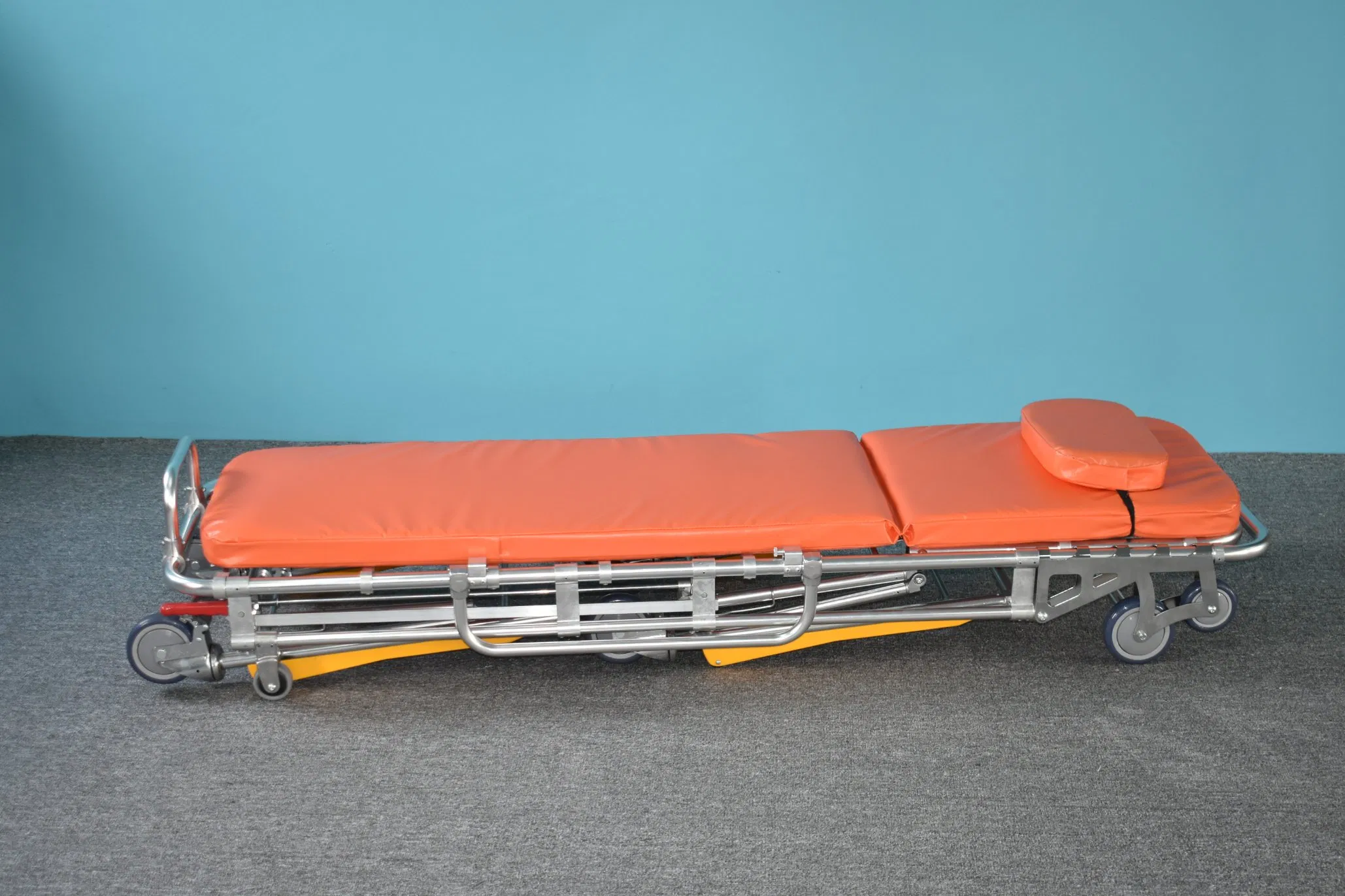 Hydraulic Assist Self-Loading Emergency Stretcher for Ambulance Car Patient Transfer Hospital Medical Equipment