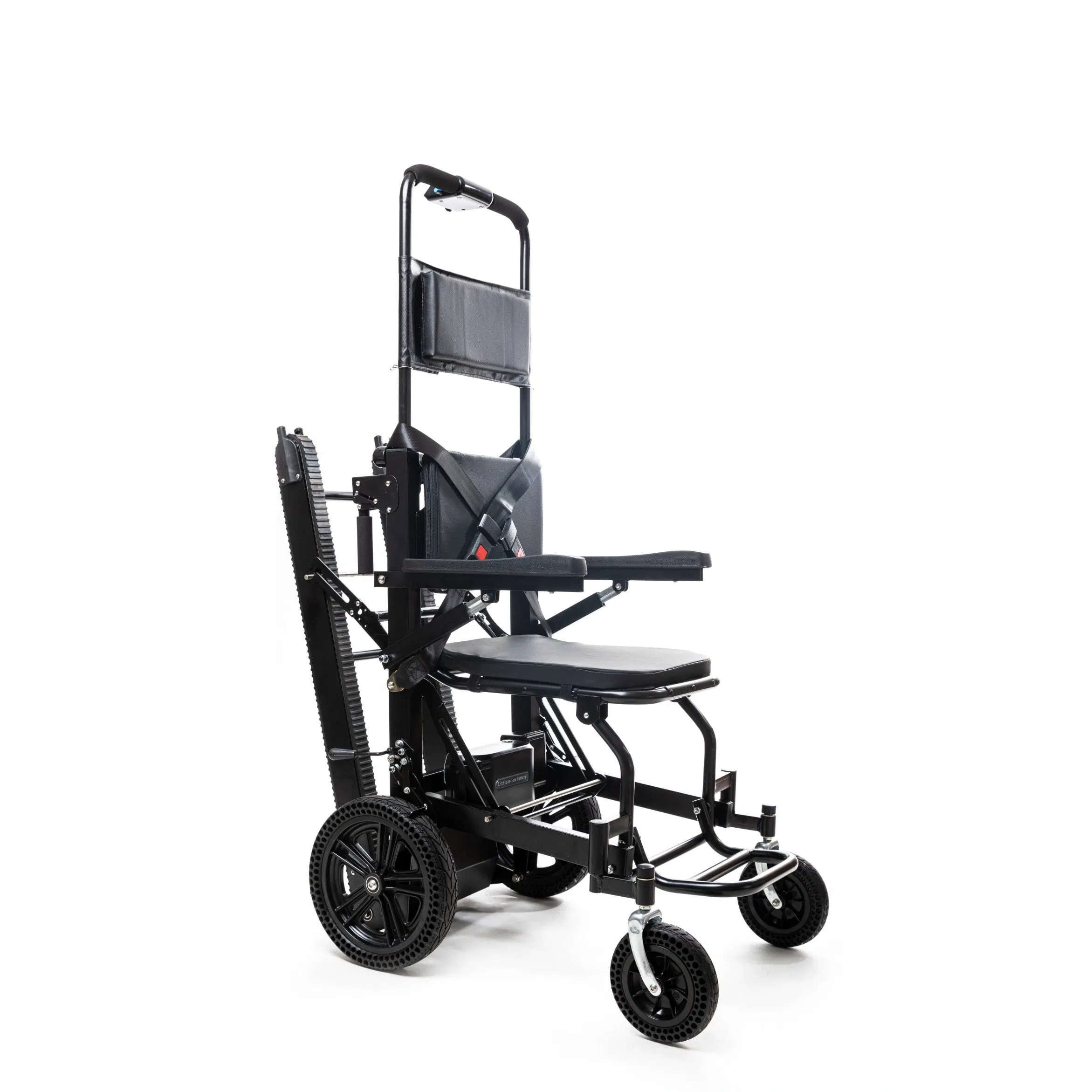 Aluminum Alloy Electric Stair Stretcher Luxurious Big Wheels Floding Stair Stretcher Climbing Chair