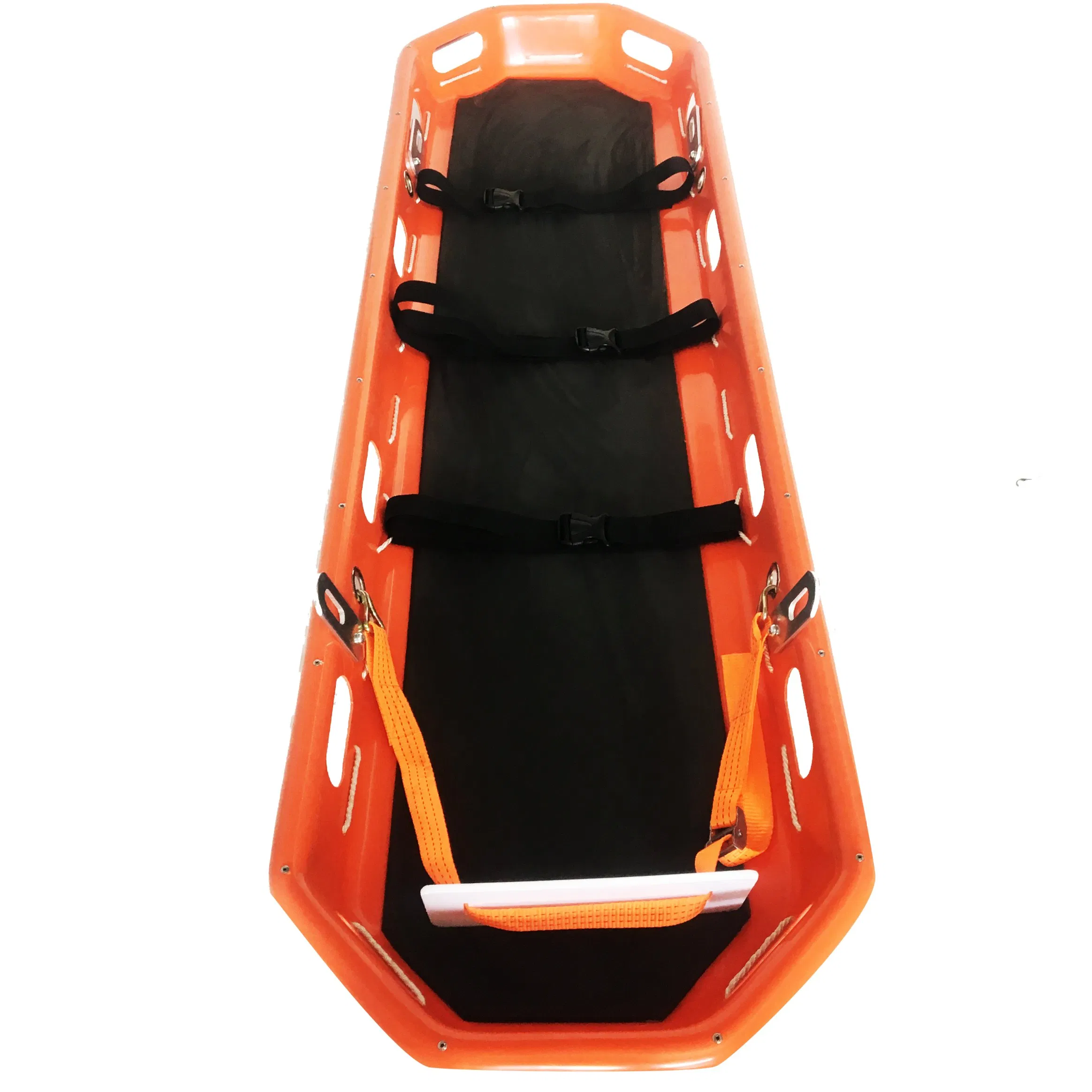 Ambulance Medical Plastic Frame Helicopter Rescue Integrated with Straps Transfer Stretcher