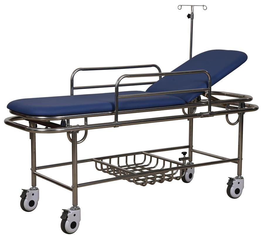 Hospital Equipment Backrest Adjustment Medical Stretcher