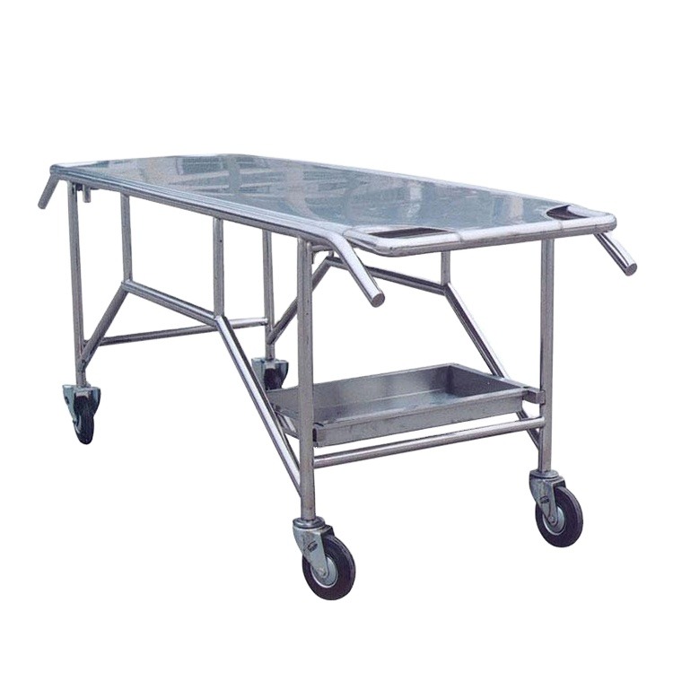 Ystsc-2A Hospital Stainless Steel Body Cart Mortuary Morgue