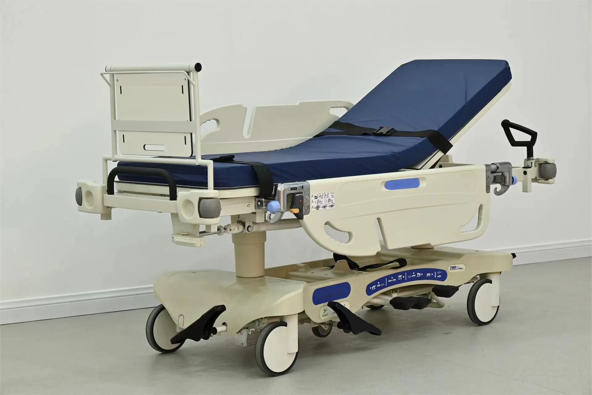 Luxury Medical Hydraulic Lifting Stretcher Hospital Hydraulic Patient Transport Stretcher