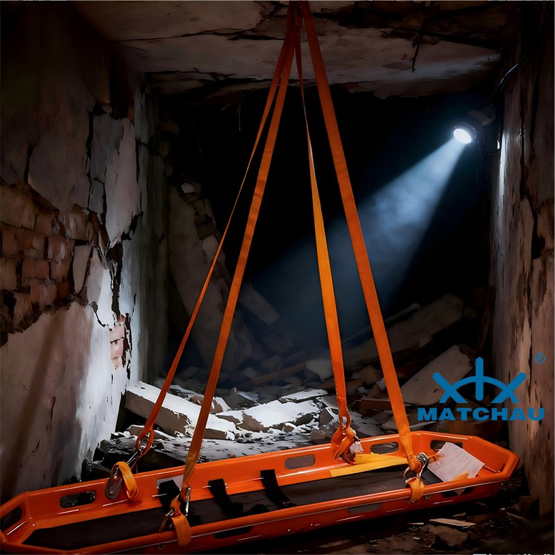 Premium Helicopter Rescue Basket Stretcher High Strength Emergency Rescue Lifting Basket